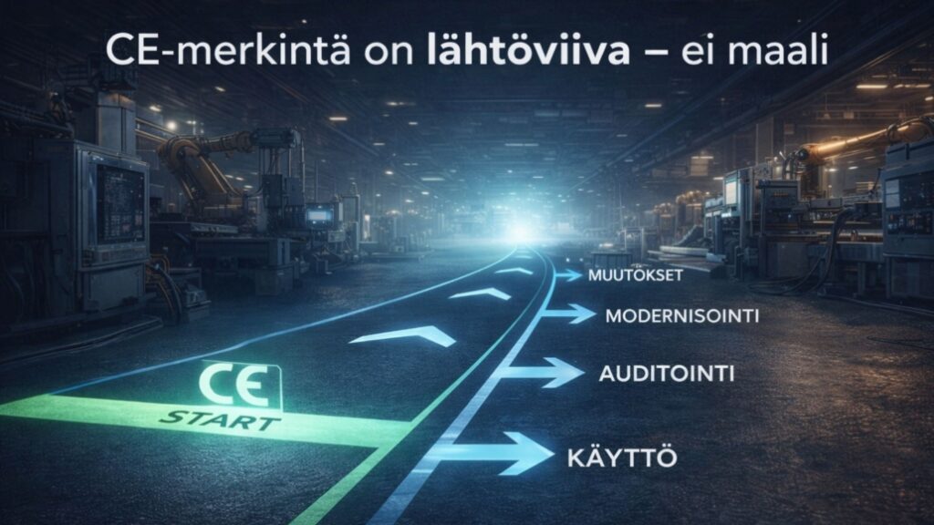 Koneturvallisuus ei elä CE-merkissä – se elää arkityössä. Step2Safety