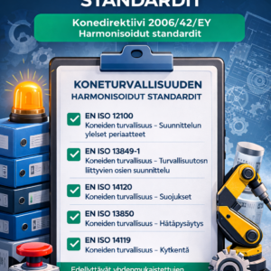 Yhdenmukaistetut standardit konedirektiivi